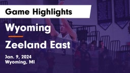 Wyoming  vs Zeeland East  Game Highlights - Jan. 9, 2024