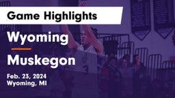 Wyoming  vs Muskegon  Game Highlights - Feb. 23, 2024