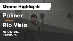 Palmer  vs Rio Vista  Game Highlights - Nov. 28, 2023