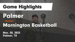 Palmer  vs Mornington Basketball Game Highlights - Nov. 30, 2023