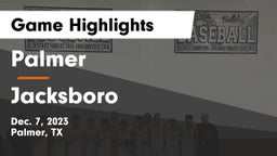 Palmer  vs Jacksboro  Game Highlights - Dec. 7, 2023