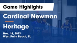 Cardinal Newman   vs Heritage  Game Highlights - Nov. 14, 2023