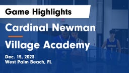 Cardinal Newman   vs Village Academy Game Highlights - Dec. 15, 2023