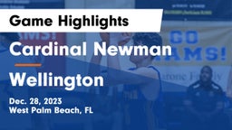 Cardinal Newman   vs Wellington  Game Highlights - Dec. 28, 2023