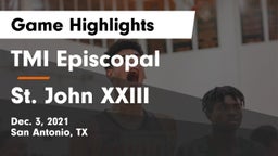 TMI Episcopal  vs St. John XXIII  Game Highlights - Dec. 3, 2021
