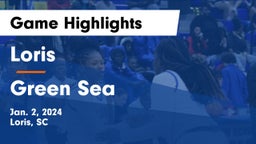 Loris  vs Green Sea Game Highlights - Jan. 2, 2024