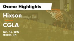 Hixson  vs CGLA Game Highlights - Jan. 13, 2022