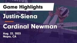 Justin-Siena  vs Cardinal Newman  Game Highlights - Aug. 22, 2023