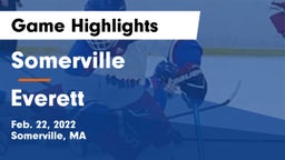 Somerville  vs Everett  Game Highlights - Feb. 22, 2022
