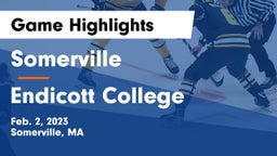 Somerville  vs Endicott College Game Highlights - Feb. 2, 2023