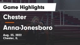 Chester  vs Anna-Jonesboro  Game Highlights - Aug. 23, 2022