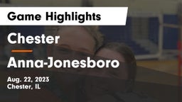 Chester  vs Anna-Jonesboro Game Highlights - Aug. 22, 2023