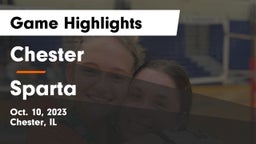 Chester  vs Sparta  Game Highlights - Oct. 10, 2023