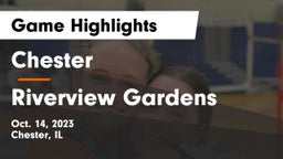 Chester  vs Riverview Gardens  Game Highlights - Oct. 14, 2023