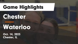 Chester  vs Waterloo  Game Highlights - Oct. 14, 2023