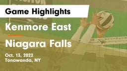 Kenmore East  vs Niagara Falls  Game Highlights - Oct. 13, 2022