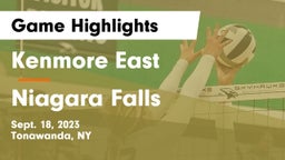 Kenmore East  vs Niagara Falls  Game Highlights - Sept. 18, 2023