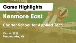 Kenmore East  vs Charter School for Applied Tech  Game Highlights - Oct. 4, 2023