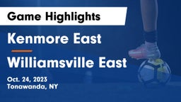 Kenmore East  vs Williamsville East  Game Highlights - Oct. 24, 2023