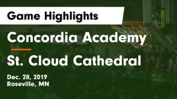 Concordia Academy vs St. Cloud Cathedral  Game Highlights - Dec. 28, 2019