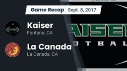 Recap: Kaiser  vs. La Canada  2017