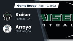 Recap: Kaiser  vs. Arroyo  2022