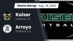Recap: Kaiser  vs. Arroyo  2023