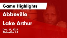 Abbeville  vs Lake Arthur Game Highlights - Dec. 27, 2023