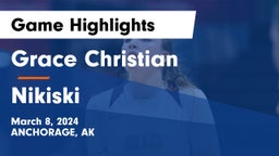 Grace Christian  vs Nikiski  Game Highlights - March 8, 2024