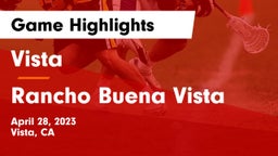 Vista  vs Rancho Buena Vista  Game Highlights - April 28, 2023