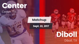 Matchup: Center  vs. Diboll  2017