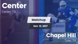 Matchup: Center  vs. Chapel Hill  2017