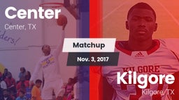 Matchup: Center  vs. Kilgore  2017