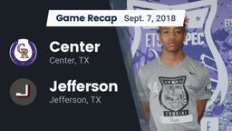 Recap: Center  vs. Jefferson  2018