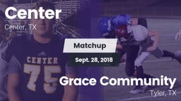 Matchup: Center  vs. Grace Community  2018