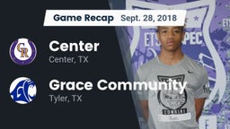 Recap: Center  vs. Grace Community  2018