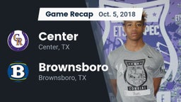 Recap: Center  vs. Brownsboro  2018