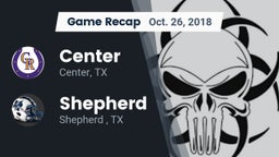 Recap: Center  vs. Shepherd  2018