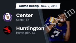 Recap: Center  vs. Huntington  2018