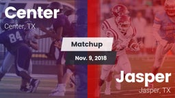Matchup: Center  vs. Jasper  2018