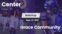 Matchup: Center  vs. Grace Community  2019