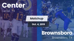 Matchup: Center  vs. Brownsboro  2019