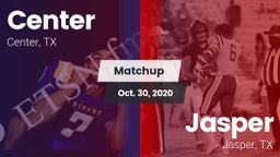 Matchup: Center  vs. Jasper  2020