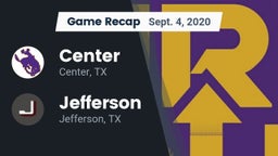 Recap: Center  vs. Jefferson  2020