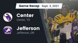 Recap: Center  vs. Jefferson  2021