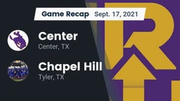 Recap: Center  vs. Chapel Hill  2021