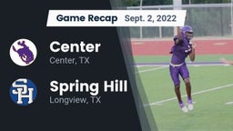 Recap: Center  vs. Spring Hill  2022