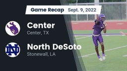 Recap: Center  vs. North DeSoto  2022
