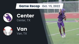 Recap: Center  vs. Van  2022