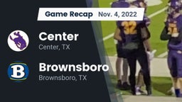 Recap: Center  vs. Brownsboro  2022